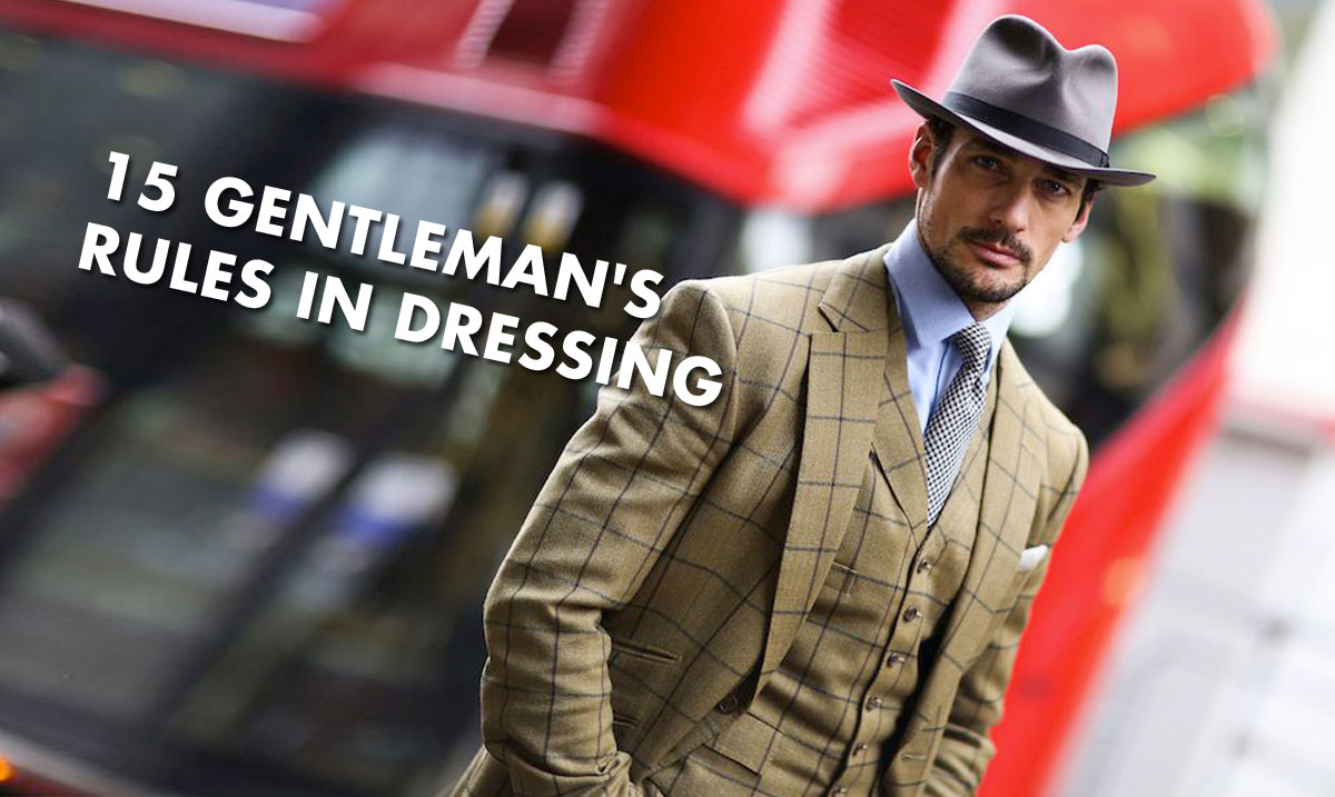 Infographic: 15 Gentleman’s Rules In Dressing | Daniel Swanick